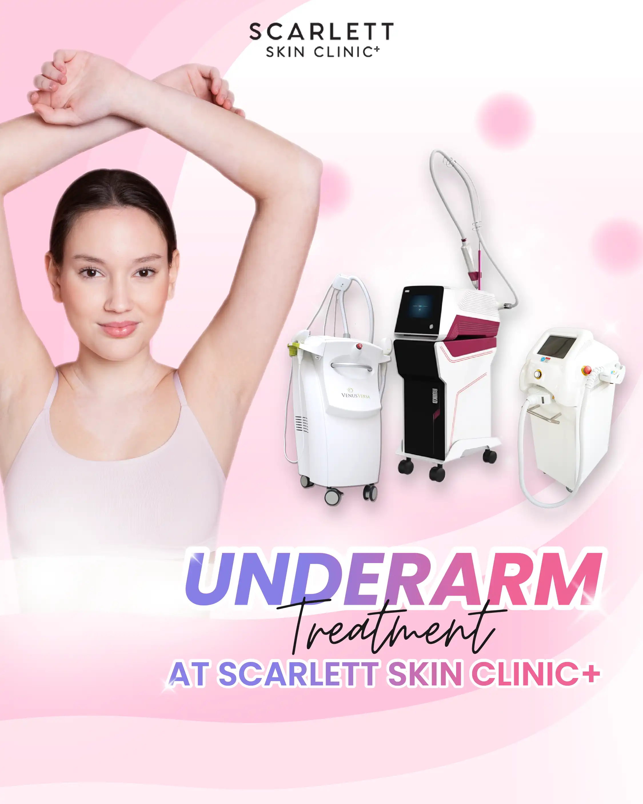 Underarm Rejuvenation C-Plus Laser